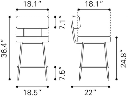 Blanca Barstools 2pc