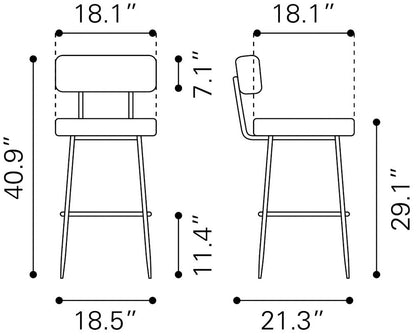 Blanca Barstools 2pc