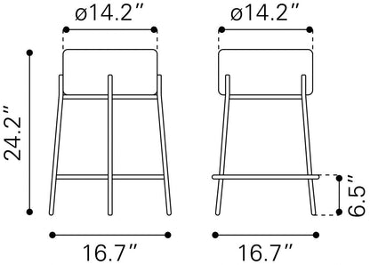 Blanche Barstools 2 pc