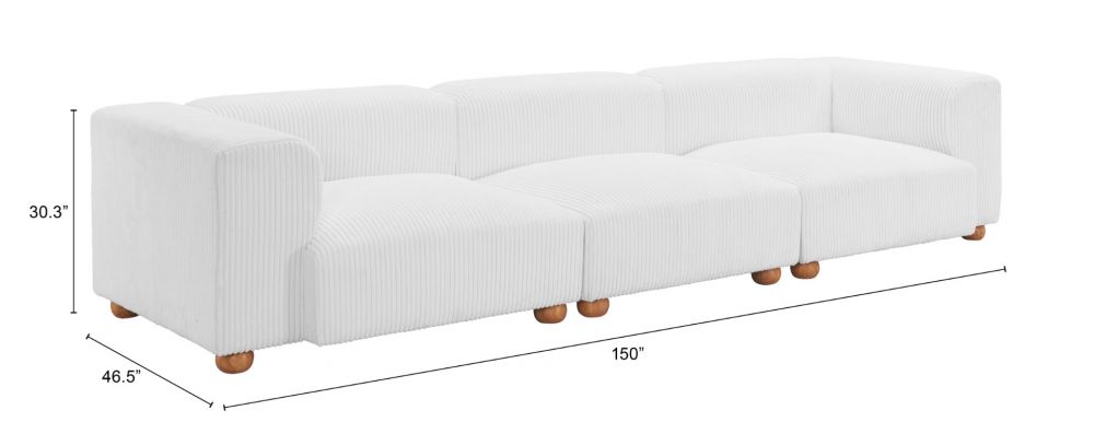 Tayte Sofa White