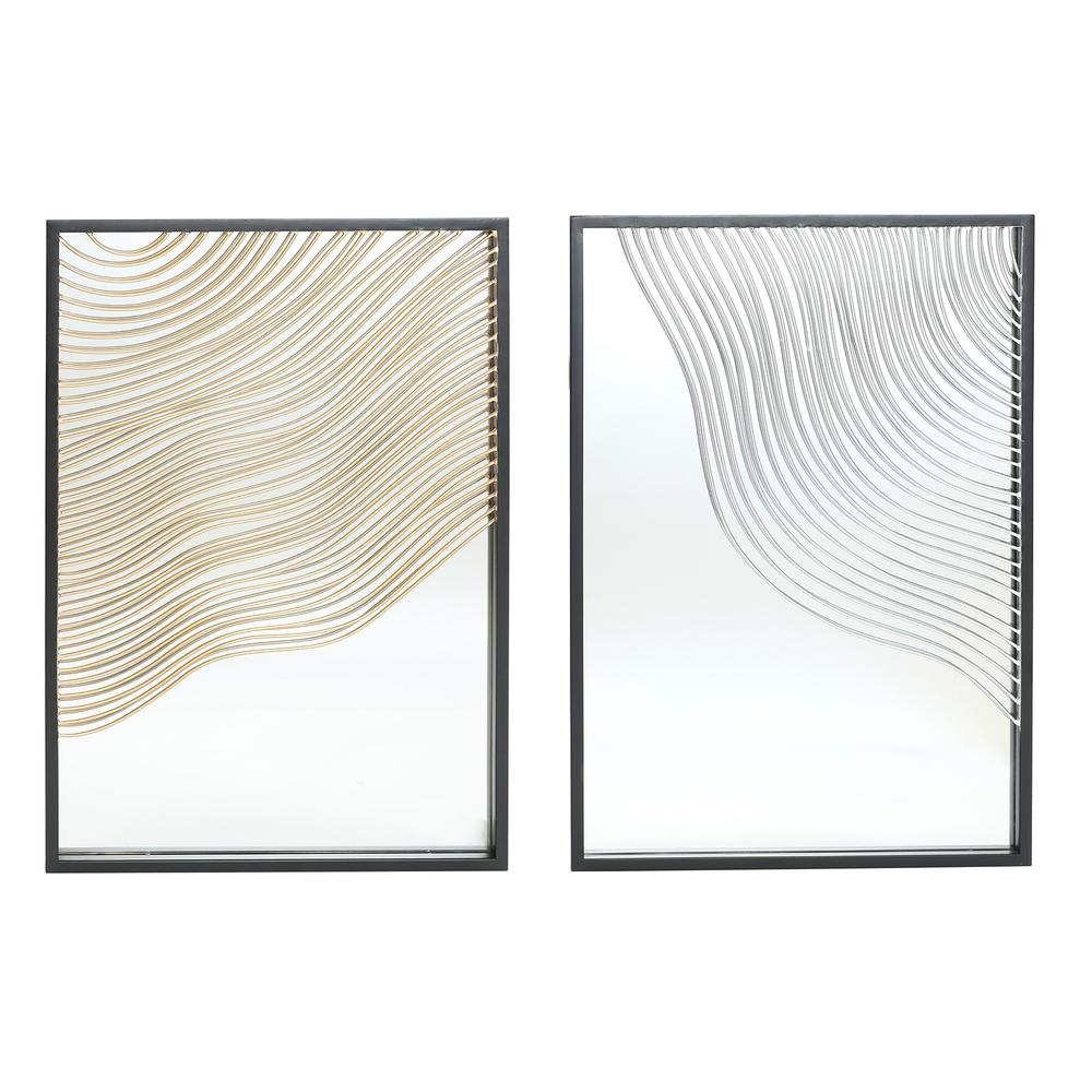 Iron Waves Rectangular Mirrors