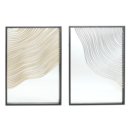 Iron Waves Rectangular Mirrors