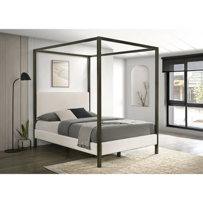 Monroe Upholstered Canopy Bed