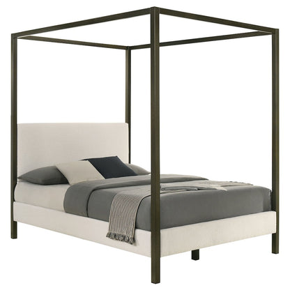 Monroe Upholstered Canopy Bed