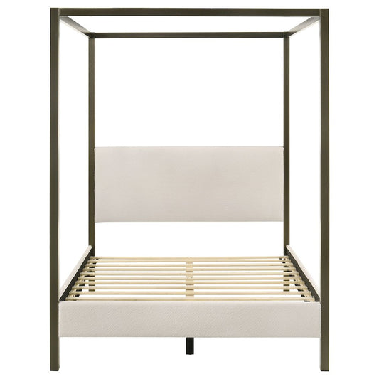 Monroe Upholstered Canopy Bed