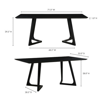 Godenza Rectangular Dining Table