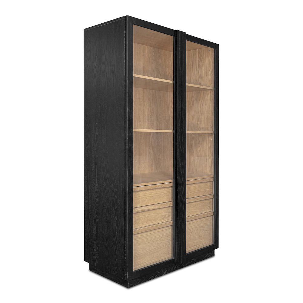 Charlotte Tall Cabinet Black