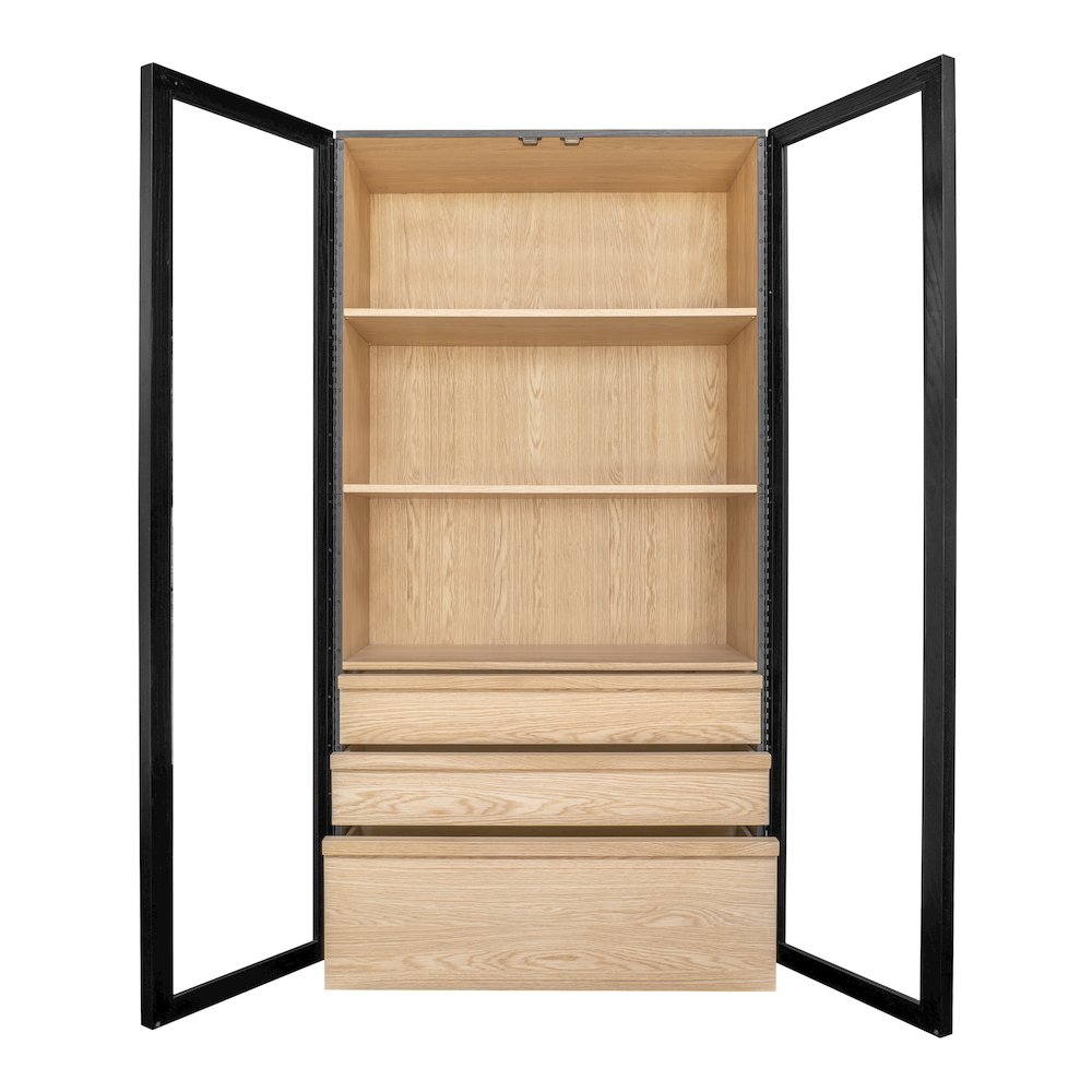 Charlotte Tall Cabinet Black