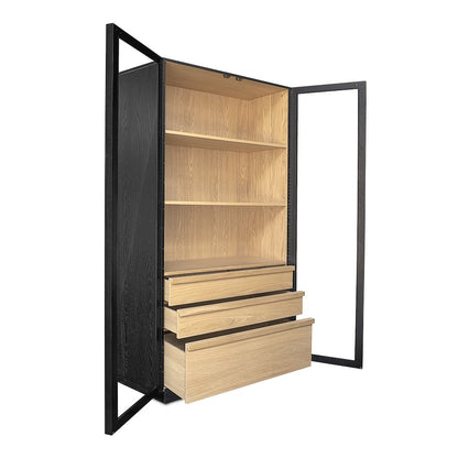 Charlotte Tall Cabinet Black