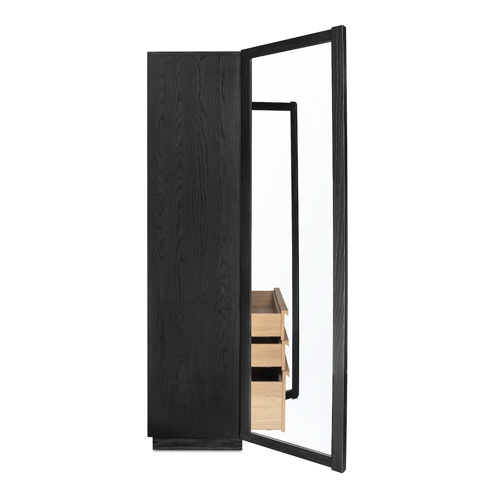 Charlotte Tall Cabinet Black