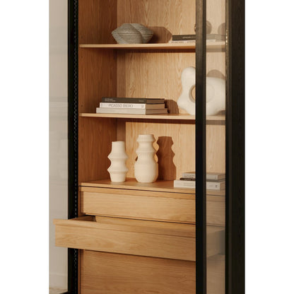 Charlotte Tall Cabinet Black