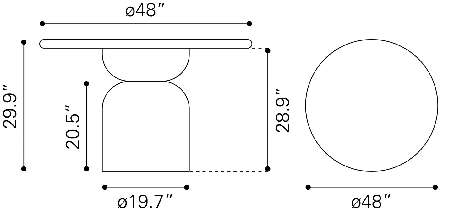 Hals Dining Table