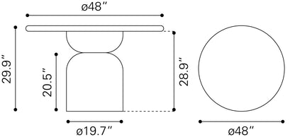 Hals Dining Table