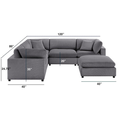 Casella Modular 6-Piece Sectional