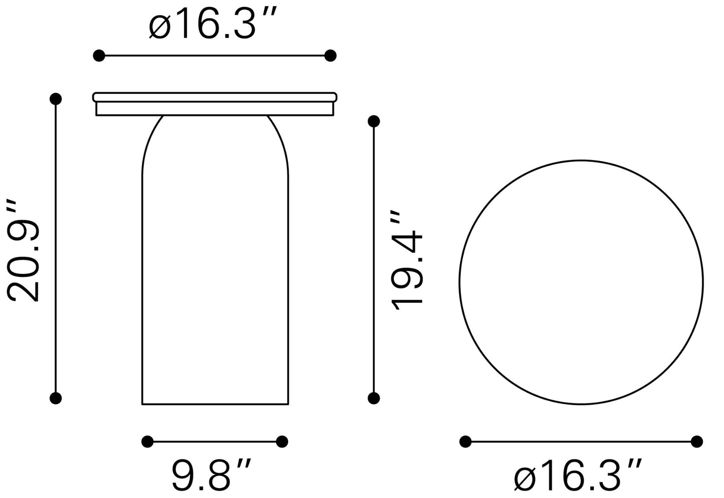 Luxor Side Table