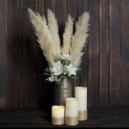 Beige Dried Pampas-3ft